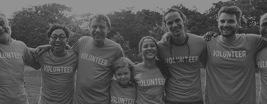 Volunteers with Rayl Charities