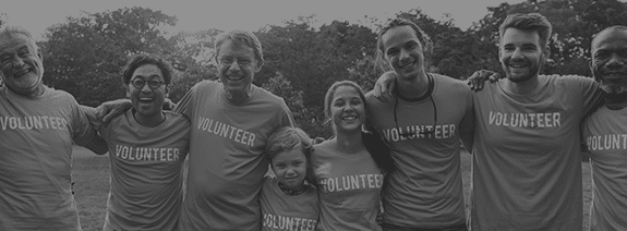 Volunteers with Rayl Charities